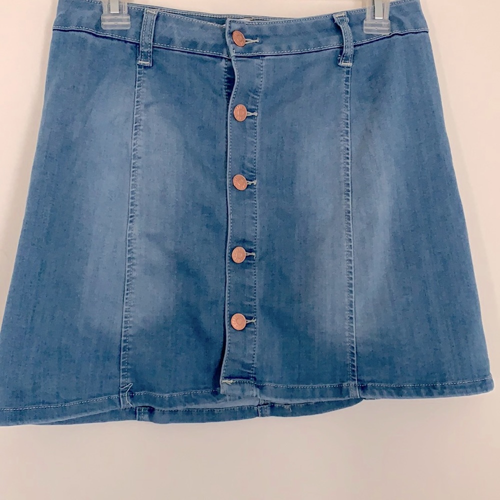 Celebrity Pink Jean Miniskirt